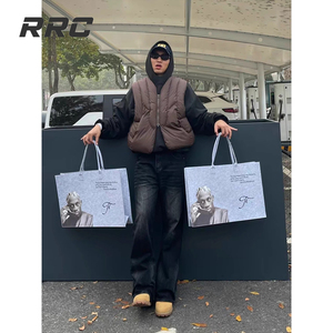 RRC 美式马甲冬季男高级感欧美街头小众设计感棉服外套情侣潮