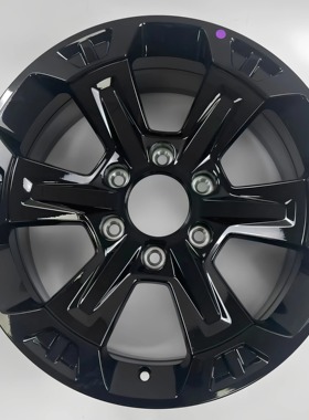 适用于18寸坦克400 6柱黑色全涂轮毂铝合金车轮毂钢圈胎龄