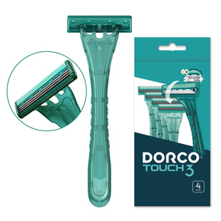 韩国进口多乐可3层刀片一次性剃须刀手动刮胡刀旅行酒店家用