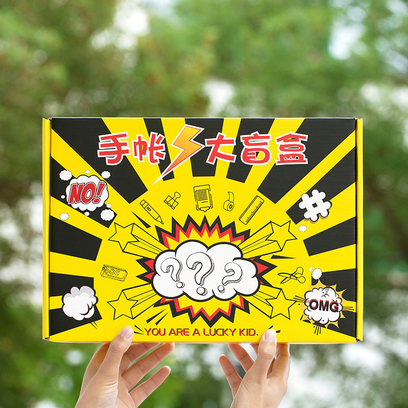 文具盲盒手帐礼盒女孩学习用品套装手账福袋学生网红幸运盲袋初中生