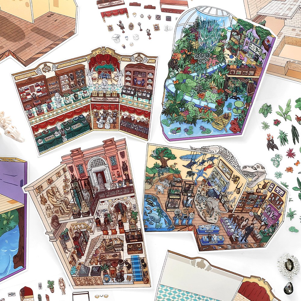 infeelme小角落第八弹造景贴纸