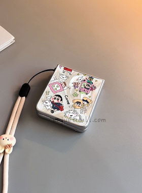 小新日常适用华为purax手机壳pocket2小米mixflip硬novaflips三星zflip764卡通p50磨砂oppofindn3n2女w25