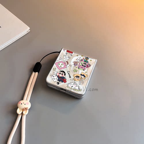 小新日常适用华为purax手机壳pocket2小米mixflip硬novaflips三星zflip764卡通p50磨砂oppofindn3n2女w25