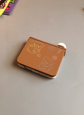 线条小狗适用小米mixflip2华为purax手机壳pocket2硬磨砂可爱荣耀vflip三星zflip7564卡通女oppofindn3潮