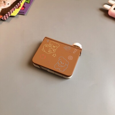 线条小狗适用小米mixflip2华为purax手机壳pocket2硬磨砂可爱荣耀vflip三星zflip7564卡通女oppofindn3潮