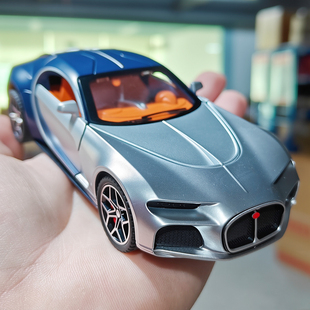布加迪陀飞轮合金车模1比24仿真车模型高档精美收藏摆件玩具跑车