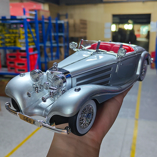 超大号合金车模1比18大奔500K仿真汽车模型高档收藏摆件玩具礼物