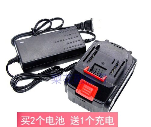 恒强 欧克斯38V68V88V98V角磨机磨光机电动冲击扳手 充电器锂电池