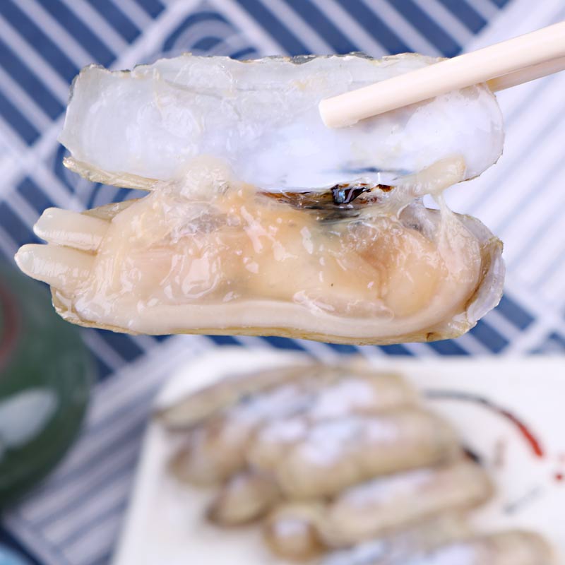 新鲜腌制特色即食饭店咸蛏