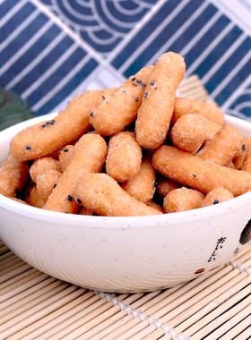 浙江台州温岭特色岙环油柱油枣花梨糖小吃芝麻京枣金油果老式零食