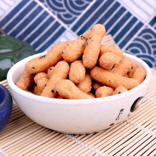 零食 浙江台州温岭特色岙环油柱油枣花梨糖小吃芝麻京枣金油果老式