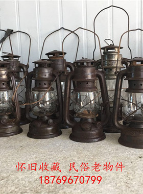 8090年代怀旧煤油马灯装饰摆件