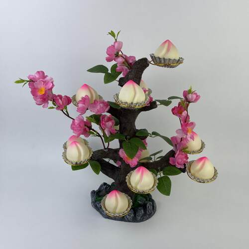 寿桃点心摆件网红创意中式