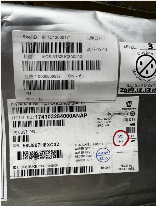 原装正品 AT32UC3A0512-ALUT 封装LQFP-144 32位微控制器MCU