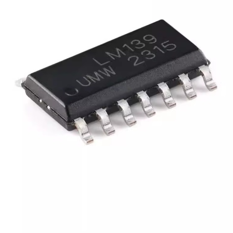 全新 UMW LM139DR SOP-14 四路差分比较器芯片