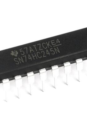 全新原装 直插 SN74HC245N 八同相三态总线收发器逻辑芯片 DIP-20