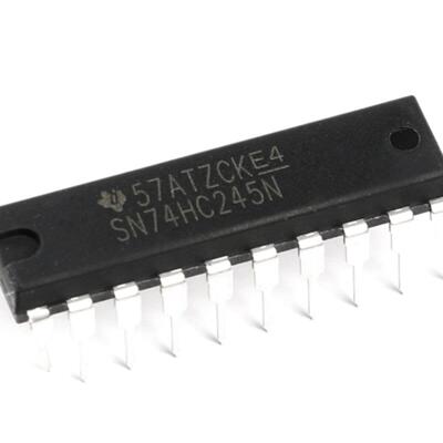 全新原装 直插 SN74HC245N 八同相三态总线收发器逻辑芯片 DIP-20
