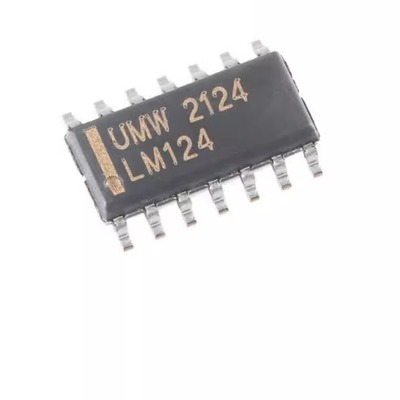 全新 贴片 UMW LM124DR SOP-14 四路运算放大器IC芯片