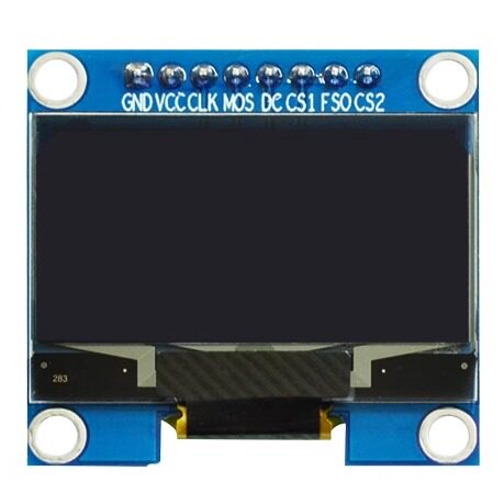 1.3寸OLED显示屏幕白蓝光驱动sh1106 SPI字库12864 I2C串口模块