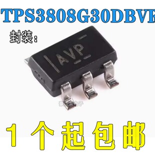 优信电子原装正品TPS3808G30DBVR SOT-23-6电流监控器芯片