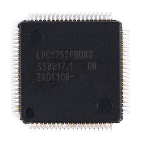全新原装 贴片 LPC1752FBD80 LQFP-80 32位微控制器 CORTEX M3