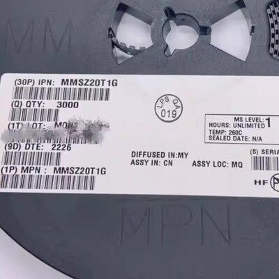 原装ON MMSZ20T1G 丝印X3 封装SOD-123 20V 500mW 稳压二极管