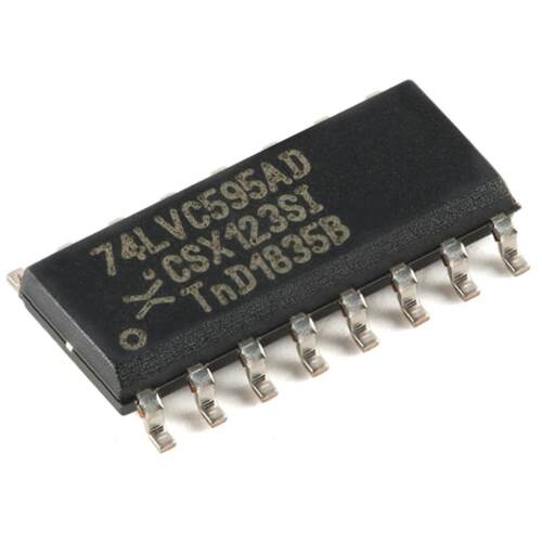 全新原装74LVC595AD SOP-16 8位串行输/输出移位寄存器 三态