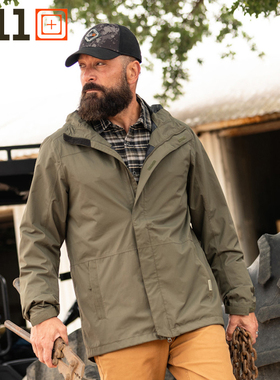 秋冬新品5.11户外m65风衣 511中长款夹克军迷作战外套男上衣78036