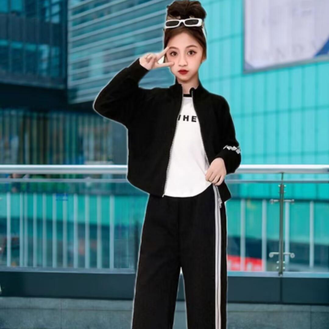 女童运动套装洋气时髦2025新款