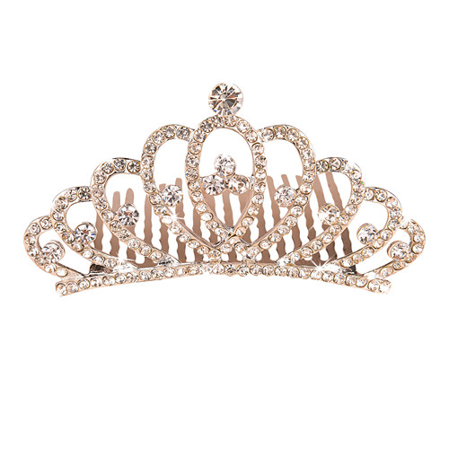 儿童皇冠彩色水钻可爱小女孩