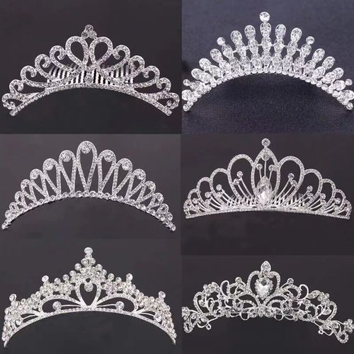 江恋头饰锌合金日韩皇冠厂家实惠