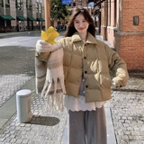 2025冬季新款现货宽松舒适百搭短款羽绒服90绒#25197-P265-K398，女装羽绒服，唛多