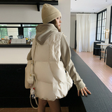 2025冬款数据好简约百搭羽绒服马甲白色#1125-P165--K248，女装马甲，唛多