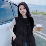 2025冬季羽绒马甲【现货主推】2色入#3136--P165--K248，女装马甲，唛多