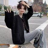 2025冬季麂皮翻毛皮短外套2色入#3127-P165-K248，女装短外套，唛多