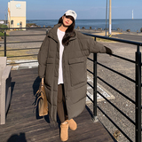 2025冬数据好现货韩系宽松长款双色羽绒服#3155--P295-K438，女装羽绒服，唛多