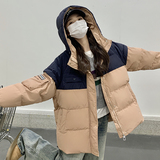 2025冬季拼色羽绒服90绒数据好2色入#3162--P270--k398，女装羽绒服，唛多