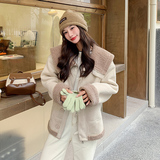 2025冬款现货数据好大翻领皮毛一体2色入#3130-P170-K258，女装皮草，唛多