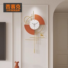 2025新款钟表挂钟客厅现代简约大气时钟挂墙轻奢创意家用餐厅挂表
