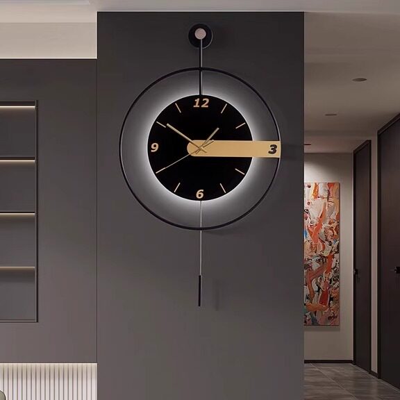 普赛克2025新款轻奢钟表挂钟家用客厅网红高端大气挂表个性简约