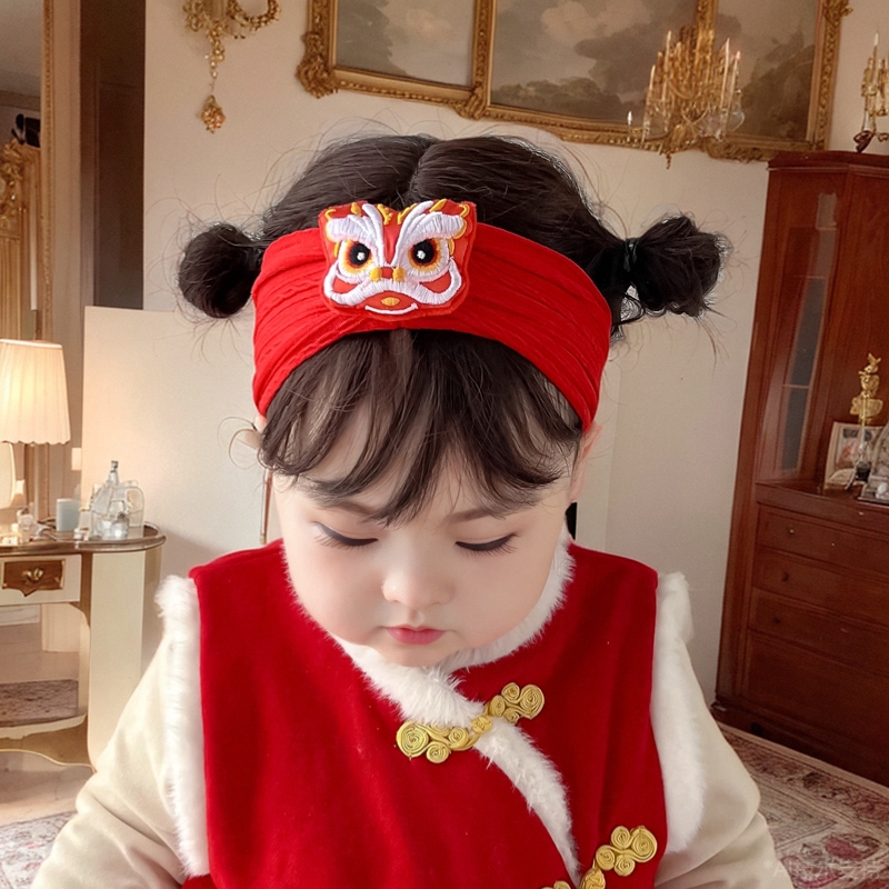 婴儿发带喜庆男婴儿宝宝头饰