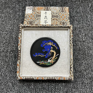 上庄老胡开文墨厂徽墨棚顶松烟墨块墨条书画墨礼品收藏墨 千岁苓