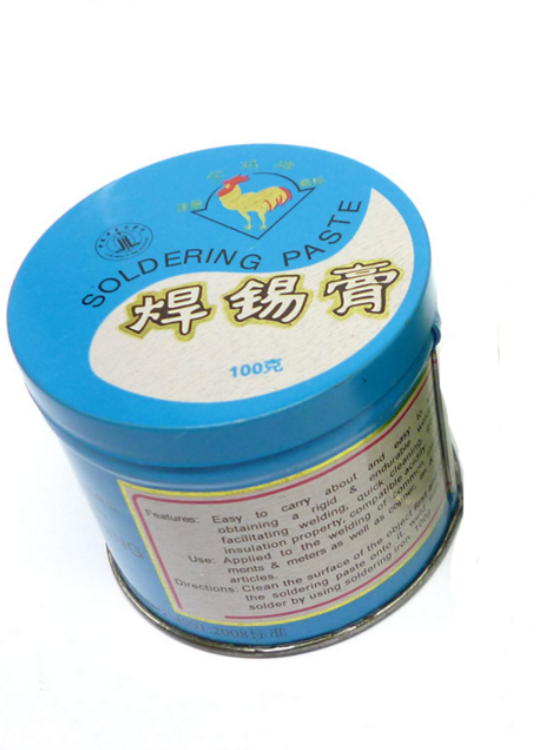 金鸡牌 焊锡膏 电烙铁焊接助手 助焊剂 焊宝松香水 100克/罐