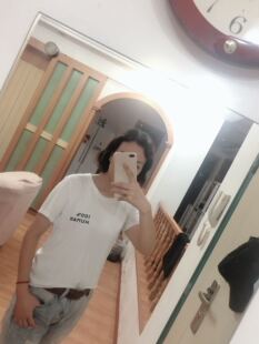 现货清仓 美国Everlane官网正品女夏款字母白色短袖T恤