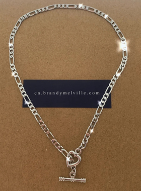 Brandy Melville国内代购一箭穿心项链欧美小红书ins同款bm项链