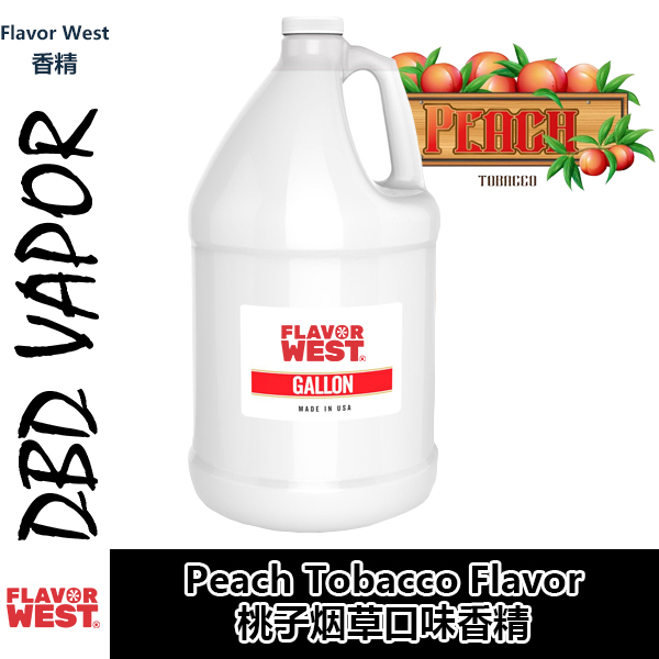 FlavorWest美国进口DIY香精Peach Tobacco桃子烟草口味香精