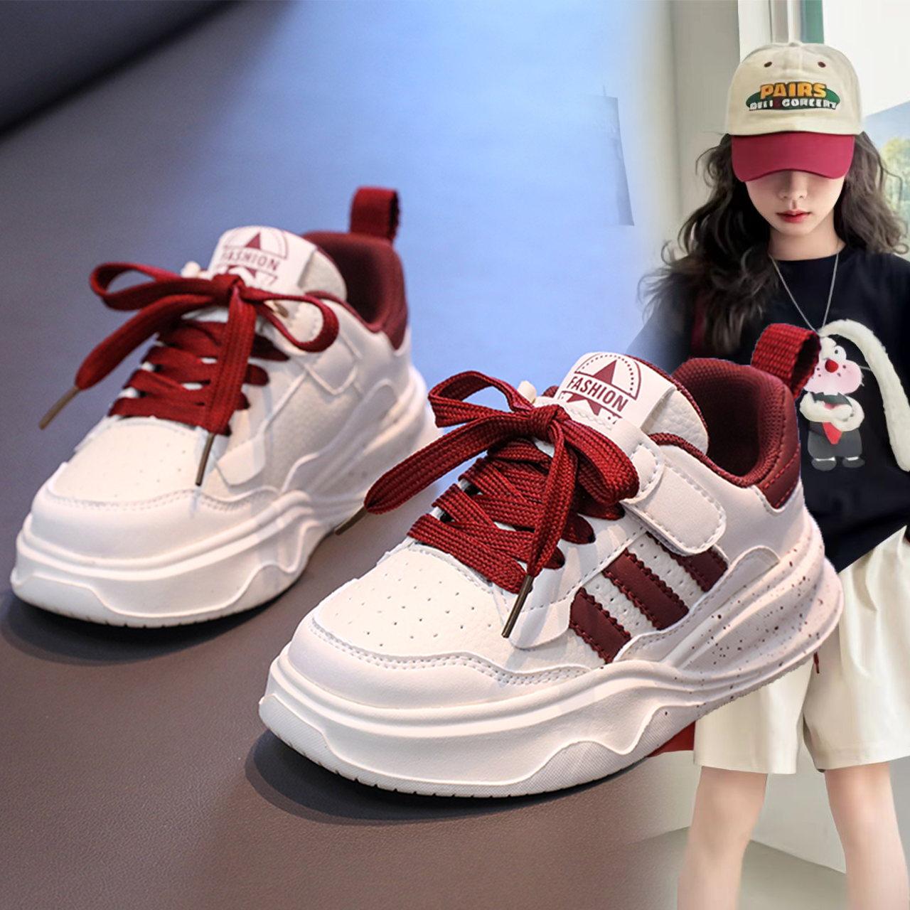 小江博士官儿童透气小白鞋女童鞋板鞋春秋季韩版低帮百搭男童鞋子,童鞋/婴儿鞋/亲子鞋,运动鞋,淘宝优惠券,粉丝福利购,淘宝优惠卷