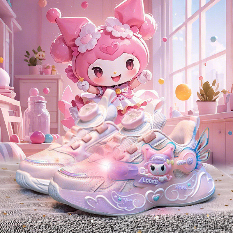 大小江博士官库洛米女童鞋运动鞋春季小女孩亮灯鞋发光儿童老爹鞋,童鞋/婴儿鞋/亲子鞋,运动鞋,淘宝优惠券,粉丝福利购,淘宝优惠卷