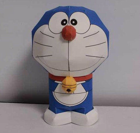 儿童手工折纸diy拼装立体3d纸质模型机器猫哆啦a梦益智玩具制作