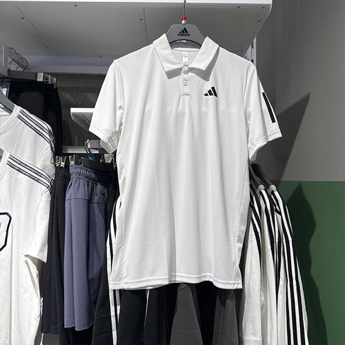 Adidas阿迪达斯男25夏季新款翻领运动速干宽松短袖POLO衫IS2295